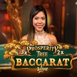 Official Live Casino logo: Prosperity Tree Baccarat by Evolution at WildHub Casino