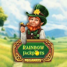 Rainbow Jackpots Megaways slot visual from Red Tiger Gaming available on wildhubs.fi