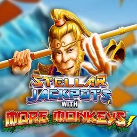 Play the Stellar Jackpots with More Monkeys slot by Lightning Box Game on WildHub Casino