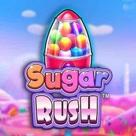 Sugar Rush logo by Pragmatic Play at WildHub Casino