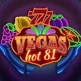 Vegas Hot 81 online game logo by Wazdan on wildhubs.fi